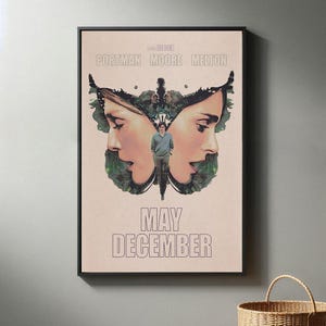 May December Movie Poster | High Quality Canvas Print I 2024 Movie Poster | Modern Room Decorative Arts | Popular Film Gift