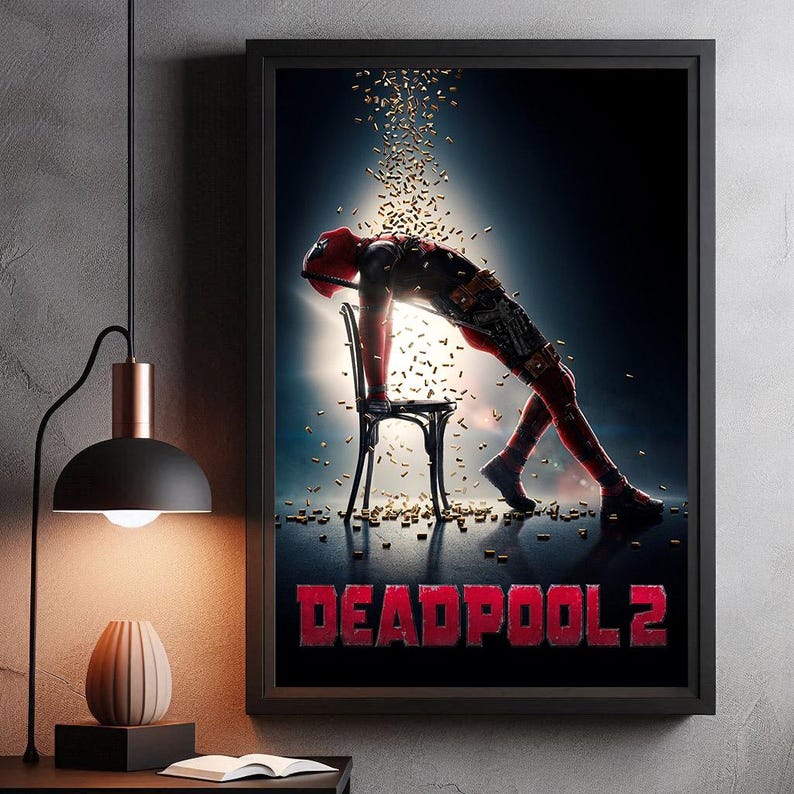 Deadpool 2 Movie Poster | High Quality Canvas Print I 2024 Movie Poster ...