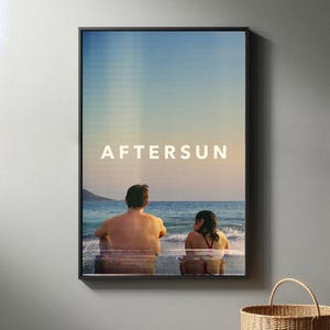 Póster de la película Aftersun / Impresión en lienzo de alta calidad I Póster de la película 2024 / Artes decorativas de la habitación moderna / Regalo de película popular