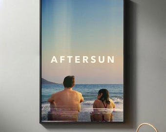 Aftersun Movie Poster | High Quality Canvas Print I 2024 Movie Poster | Modern Room Decorative Arts | Popular Film Gift