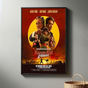 Karate Kid Legends (2025) Movie Poster | High Quality Canvas Print I 2024 Movie Poster | Modern Room Decorative Arts | Popular Film Gift