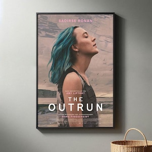 The Outrun Movie Poster | High Quality Canvas Print I 2024 Movie Poster | Modern Room Decorative Arts | Popular Film Gift