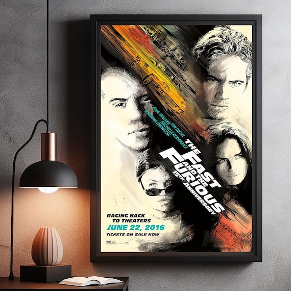 ワイルド・スピード 映画ポスター | 高品質キャンバスプリント I 2024