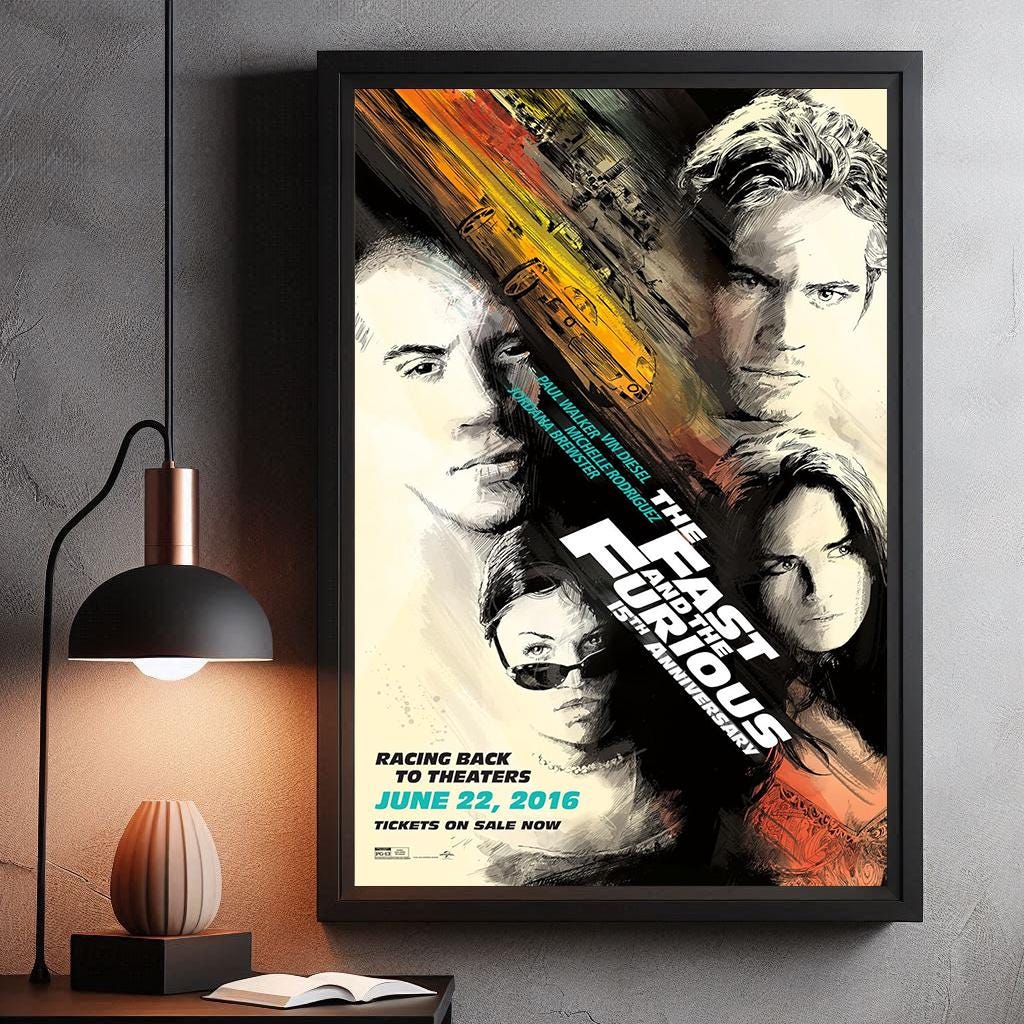 ワイルド・スピード 映画ポスター | 高品質キャンバスプリント I 2024