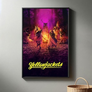 Póster de la película Yellowjackets (2025) / Impresión en lienzo de alta calidad / Arte decorativo moderno para habitación / Regalo de película popular