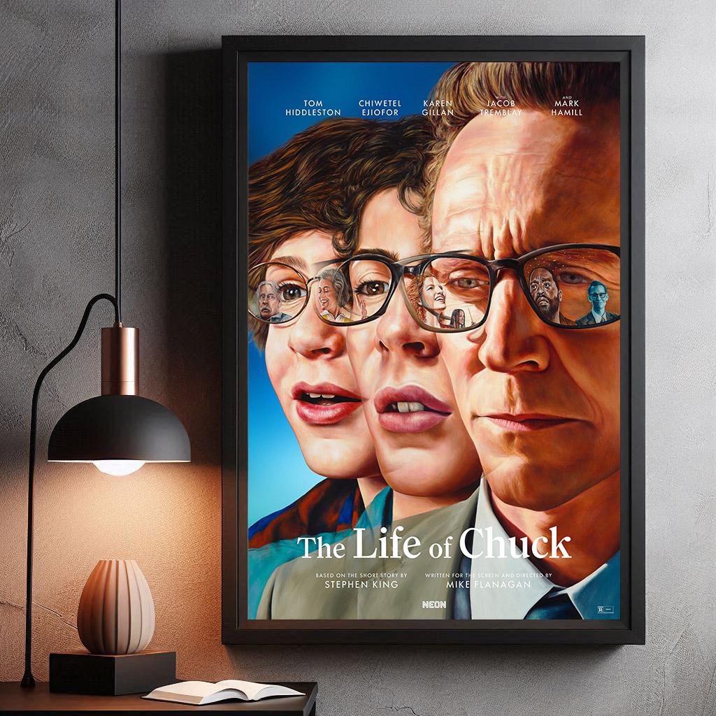 The Life of Chuck Movie Poster | High Quality Canvas Print I 2025