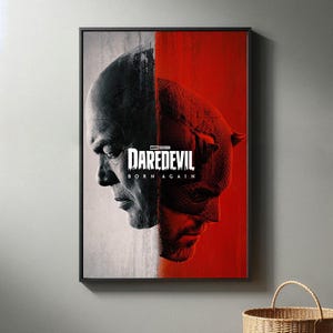 Daredevil Wiedergeboren Film Poster | Hochwertiger Leinwanddruck I 2025 Movie Poster | Moderne Raum Dekorative Kunst | Beliebtes Filmgeschenk