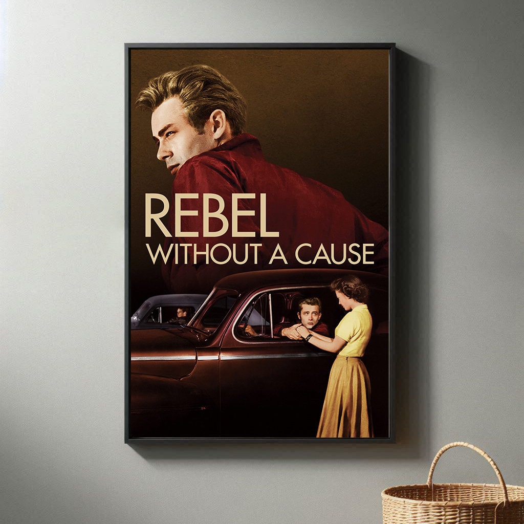Rebel Without a Cause Movie Posters High Quality Canvas Print I