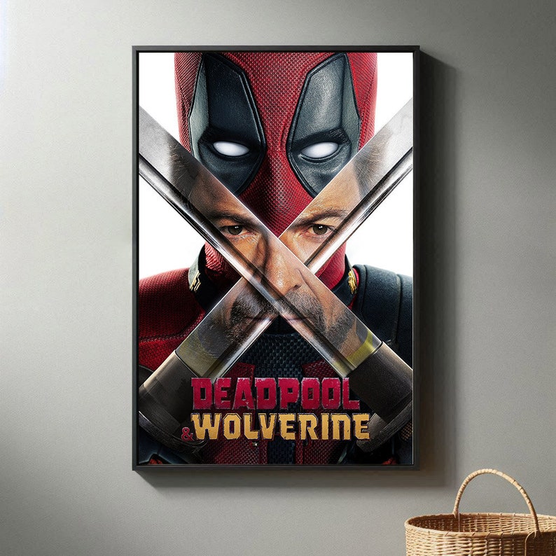 Deadpool & Wolverine Movie Posters | High Quality Canvas Print I 2024 ...