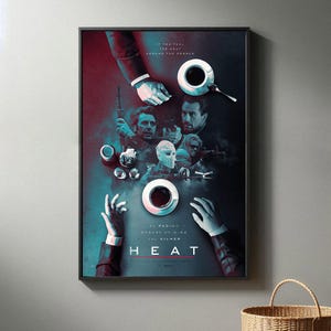 Heat Poster | Hochwertiger Leinwanddruck I 2024 Movie Poster | Moderne Raum Dekorative Kunst | Beliebtes Filmgeschenk