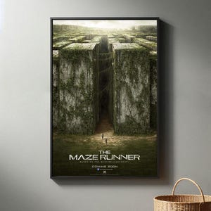 The Maze Runner Film Poster | Hochwertiger Leinwanddruck I 2025 Movie Poster | Moderne Raum Dekorative Kunst | Beliebtes Filmgeschenk