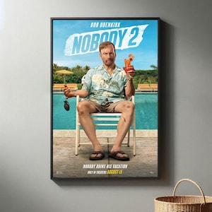 Niemand 2 Filmposter | Hochwertiger Leinwanddruck I 2025 Movie Poster | Moderne Raum Dekorative Kunst | Beliebtes Filmgeschenk