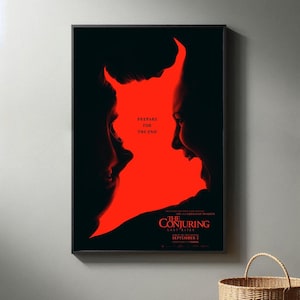 Póster de la película "El Conjuro: Últimos Ritos" / Impresión en lienzo de alta calidad | Póster de la película de 2025 / Decoración moderna para habitaciones / Regalo de película popular