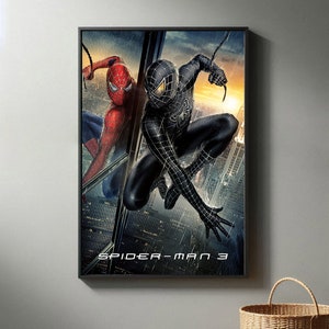 Pósters de la película Spider-Man de Tobey Maguire / Impresión en lienzo de alta calidad | Póster de la película 2024 / Decoración moderna para habitaciones / Regalo de película popular
