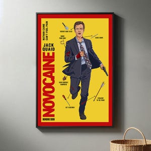 Novocaine Movie Poster | High Quality Canvas Print I 2025 Movie Poster | Modern Room Decorative Arts | Popular Film Gift