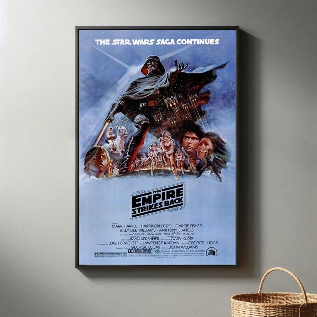 スター・ウォーズ 帝国の逆襲 映画ポスター | 高品質キャンバス