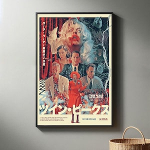 Póster de la película Twin Peaks Fire Walk with Me (1992) / Impresión en lienzo de alta calidad | Decoración moderna para habitaciones / Regalo de película popular