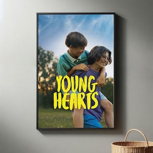 Young Hearts Movie Poster | High Quality Canvas Print I 2024 Movie Poster | Modern Room Decorative Arts | Popular Film Gift
