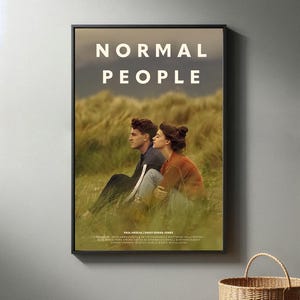 Normal People Movie Poster | High Quality Canvas Print I 2025 Movie Poster | Modern Room Decorative Arts | Popular Film Gift