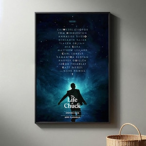 Das Leben des Chuck Film Poster | Hochwertiger Leinwanddruck I 2025 Movie Poster | Moderne Raum Dekorative Kunst | Beliebtes Filmgeschenk
