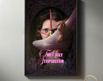 De filmposter van de lelijke stiefzuster | Hoge kwaliteit canvasafdruk I 2025 filmposter | Moderne kamer decoratieve kunst | Populair filmcadeau