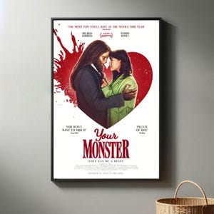Your Monster Movie Poster | High Quality Canvas Print I 2024 Movie Poster | Modern Room Decorative Arts | Popular Film Gift