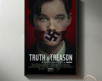 Truth & Treason Movie Poster | High Quality Canvas Print I 2025 Movie Poster | Modern Room Decorative Arts | Popular Film Gift