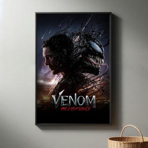 Venom The Last Dance Film Poster | Hochwertiger Leinwanddruck I 2024 Movie Poster | Moderne Raum Dekorative Kunst | Beliebtes Filmgeschenk