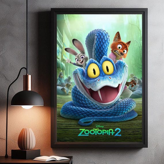 ズートピア2 映画ポスター | 高品質キャンバスプリント I 2025 映画