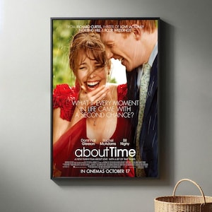 About Time Movie Poster | High Quality Canvas Print I 2024 Movie Poster | Modern Room Decorative Arts | Popular Film Gift