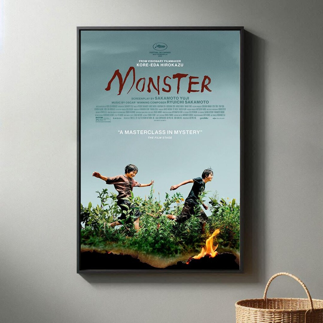 Monster Movie Poster | High Quality Canvas Print I 2025 Movie Poster ...