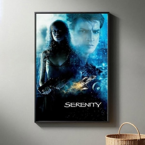 Serenity Film Poster | Hochwertiger Leinwanddruck I 2024 Movie Poster | Moderne Raum Dekorative Kunst | Beliebtes Filmgeschenk