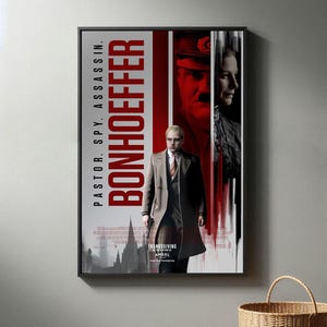 Bonhoeffer Movie Posters | High Quality Canvas Print I 2024 Movie Poster | Modern Room Decorative Arts | Popular Film Gift
