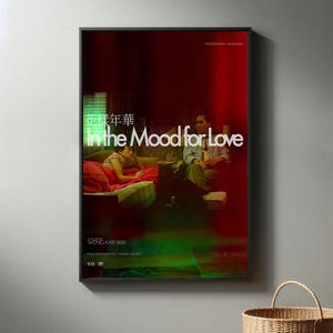 In the Mood for Love Movie Poster | High Quality Canvas Print I 2024 Movie Poster | Modern Room Decorative Arts | Popular Film Gift