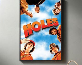 Póster de la película Holes / Impresión en lienzo de alta calidad | Póster de la película 2024 / Decoración moderna para habitaciones / Regalo de película popular