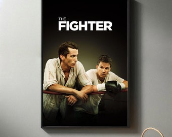 Pósteres de la película The Fighter / Impresión en lienzo de alta calidad I Póster de la película 2024 / Artes decorativas de la habitación moderna / Regalo de película popular