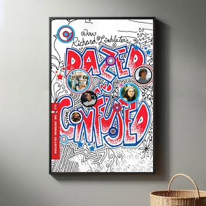 Dazed and Confused Movie Posters | High Quality Canvas Print I 2024 Movie Poster | Modern Room Decorative Arts | Popular Film Gift