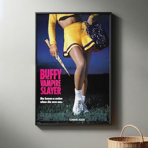 Buffy the Vampire Slayer Film Poster | Hochwertiger Leinwanddruck I 2024 Movie Poster | Moderne Raum Dekorative Kunst | Beliebtes Filmgeschenk