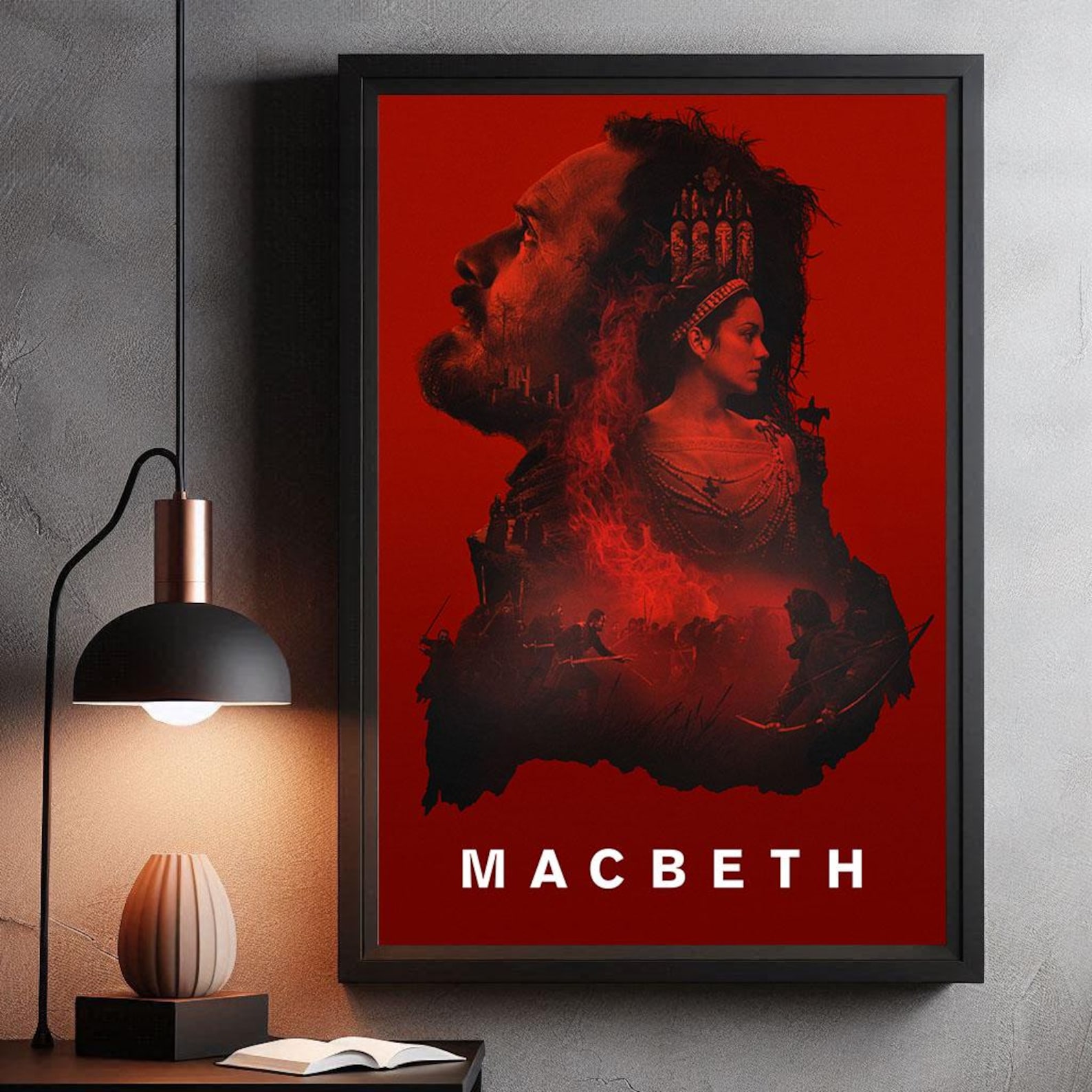 Macbeth Movie Poster | High Quality Canvas Print I 2024 Movie Poster ...