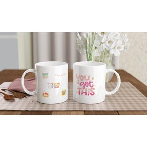 Motivational Quote Mug - 11oz Ceramic Coffee Cup - Perfect Gift for Inspiration & Positivity