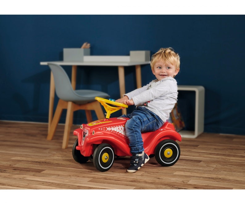 Auto da corsa per bambini BIG Bobby-Car Classic Fire Department cavalcabile immagine 4