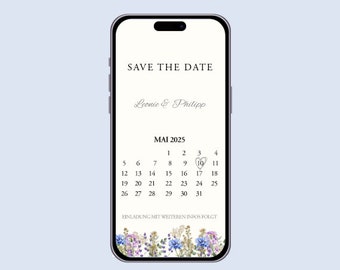 Digital Save the Date - wedding