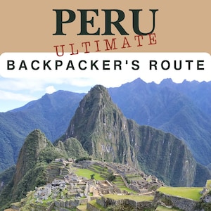 Peru Ultieme backpackersroute