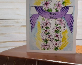 Blank Christian Easter Cards-Set of 4 w Envelopes
