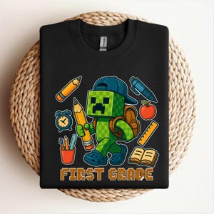 Custom Gamer Back To School Shirt, Gamer Boys Shirt, Preppy Back To School Shirt, First Day Of School Shirt, Kids Back School Shirt