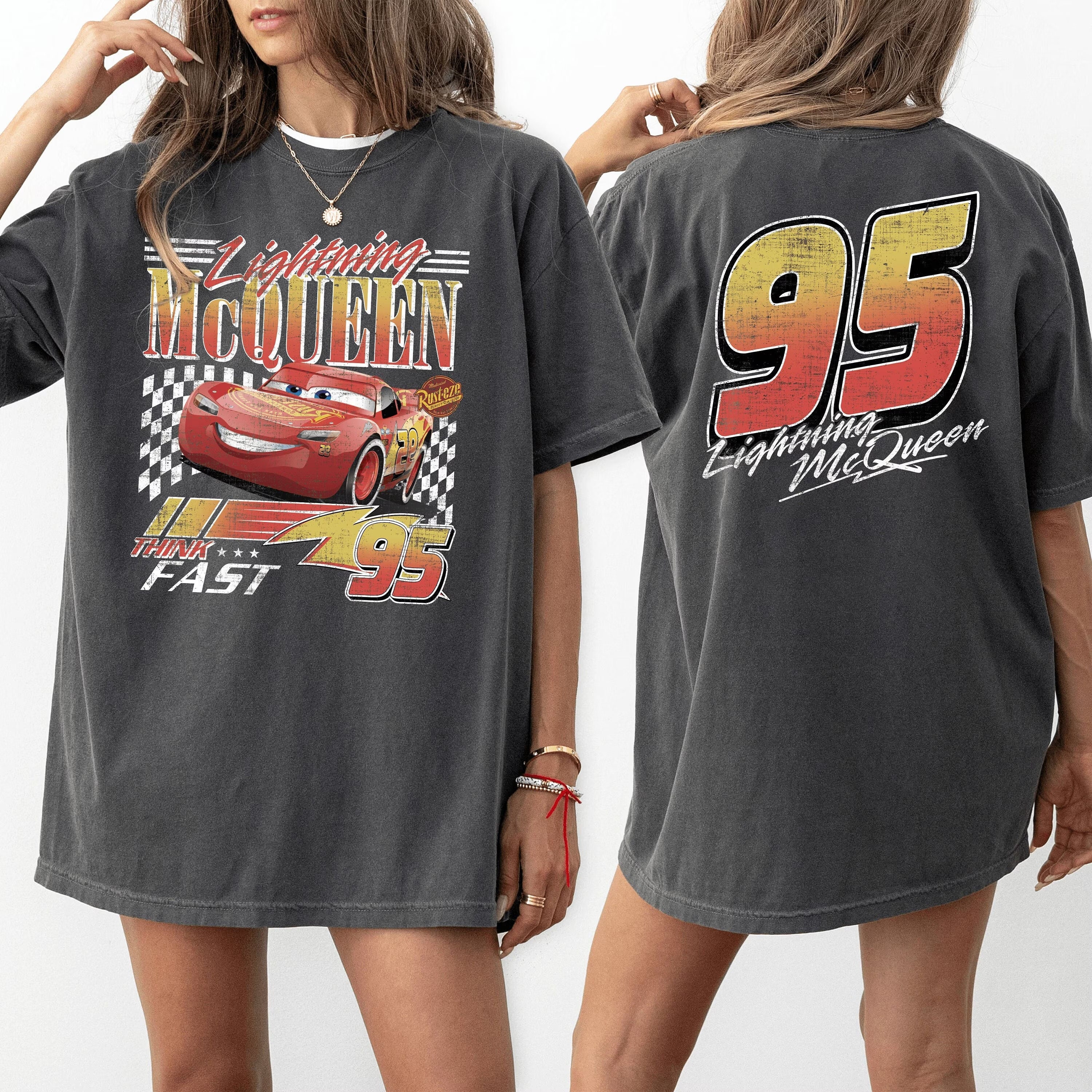 Vintage Lightning Mcqueen Shirt, Retro Cars Movie Shirt, WDW Family Vacation Shirt, Piston Cup Shirt, Cars Land Shirt, Cars Characters Tee