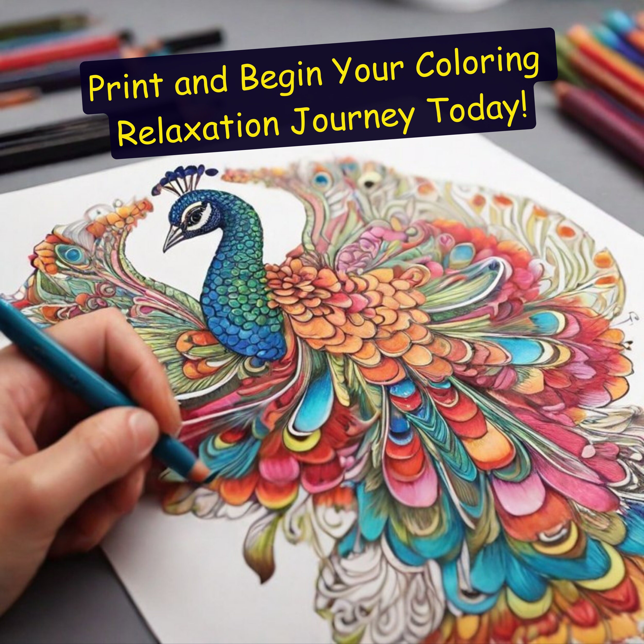 50 Wildlife Mandala Coloring Pages Relaxing Coloring Pages Printable ...