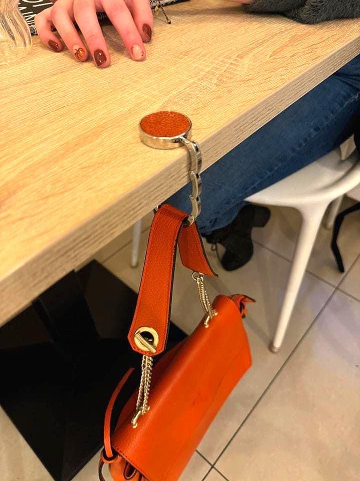 3 Ganci Pieghevoli Per Borsa Da Tavolo Con Motivo Gatto – Pratici E Antiscivolo Per Bar E Ufficio