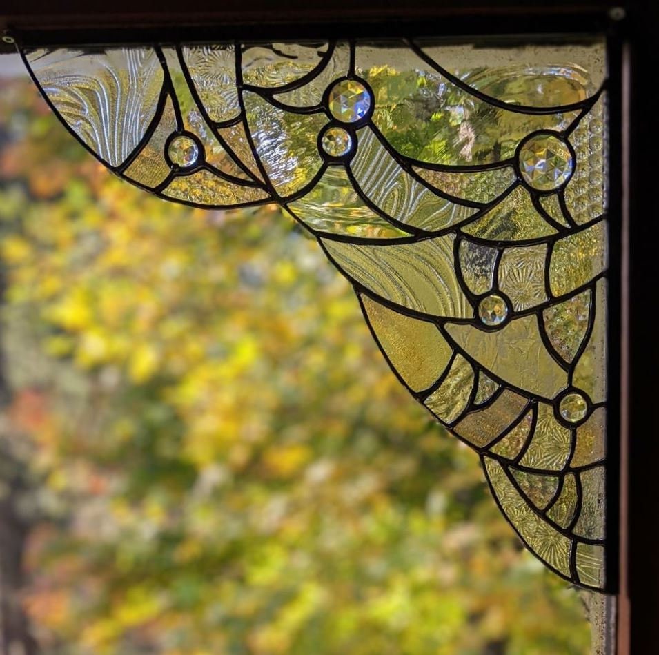 HOW TO - Attaching Lead Hobby Came to a Stained Glass Suncatcher 