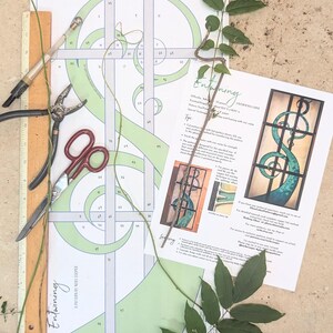 Download Pattern for Stained Glass - Entwining by Neile Cooper [vine ...